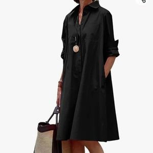Chic poverty sized classes shirt dress